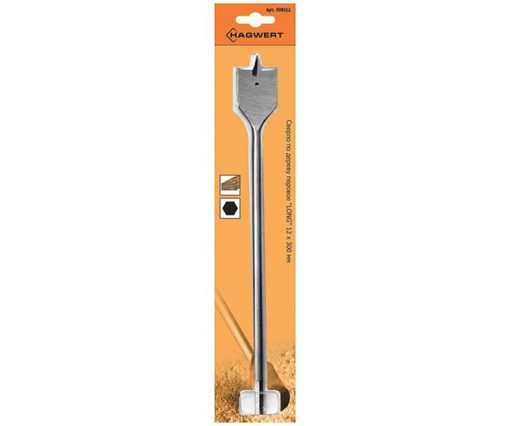 Сверло по дереву перовое 20х300мм Long "Rennbohr" 659220