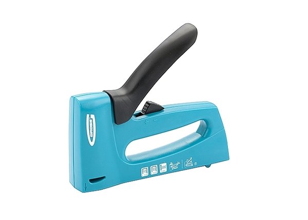 Степлер мебельный, пластик. корпус, регулировка удара, тип скобы 13, 53, 6-16 мм GROSS 41003