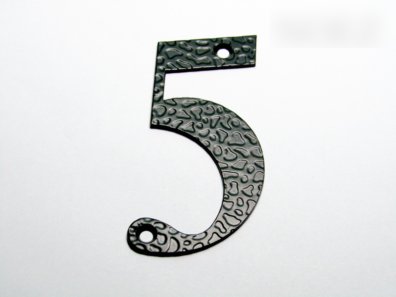 Цифра 5-110-S черный (5) 19601