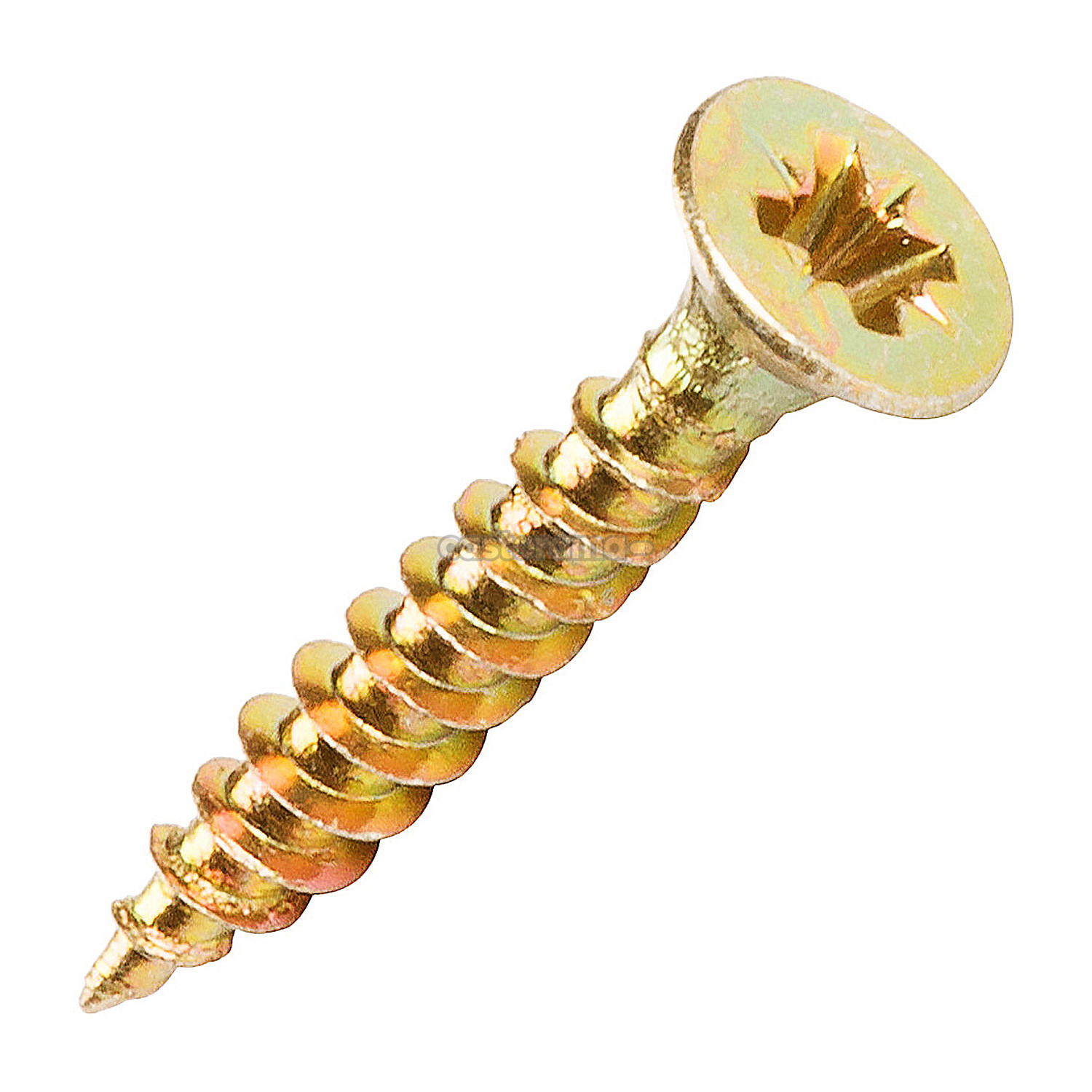 4,2х64 саморез  жёлтый цинк по дереву (редкий шаг) РН-2