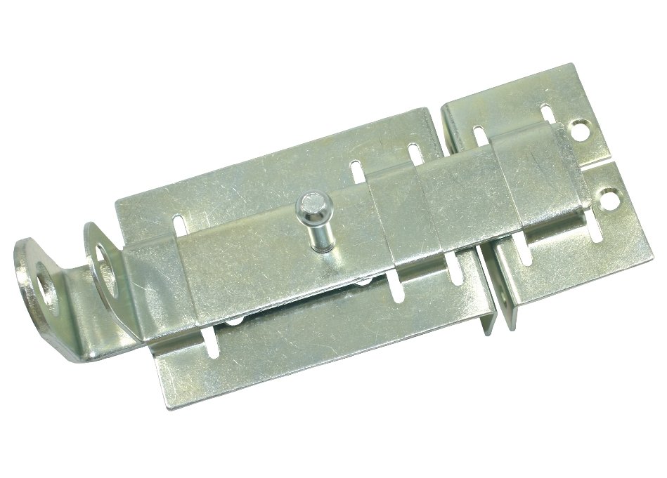 Задвижка дверная с проушиной ЗД-04 цинк (5) 0968