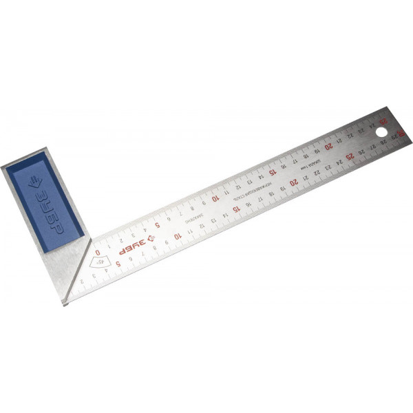 Угольник столярный ЗУБР ЭКСПЕРТ гравированная шкала, нерж. полотно 37мм, 300 мм 34393-30