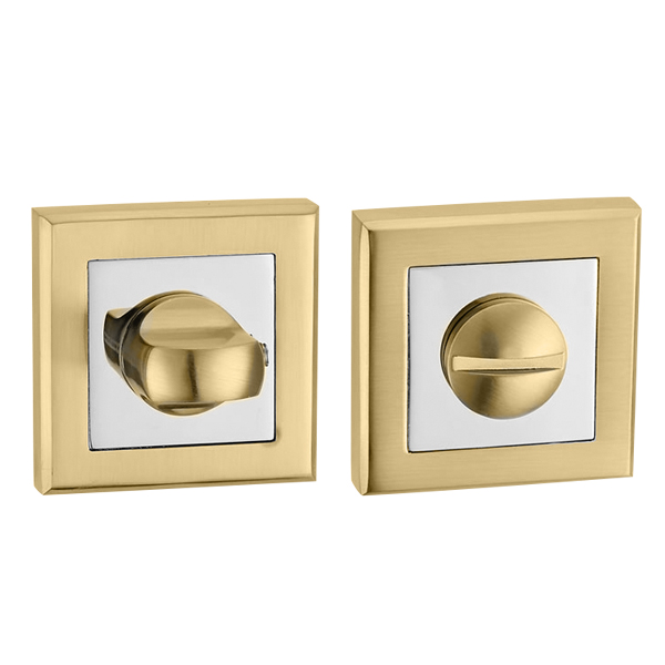 Ручка поворотная BK6 QL SG/СP-4 мат.золото/хром 38403