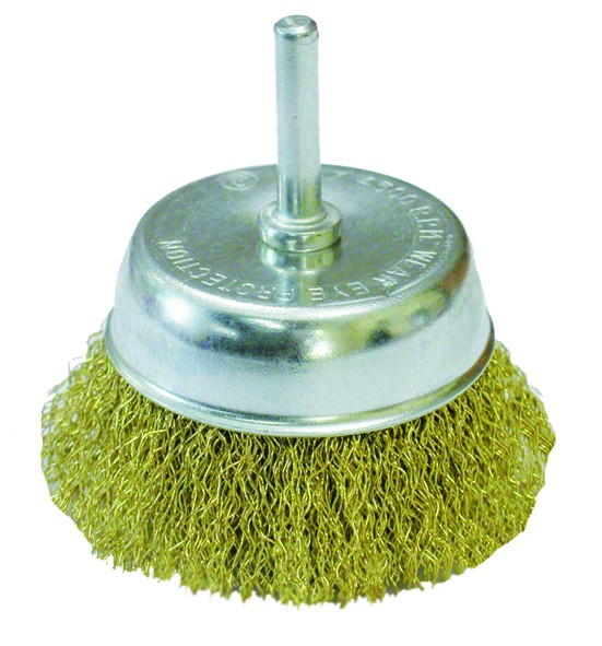 Щетка-крацовка со шпилькой для дрели "чашка" 75мм РемоКолор 45-2-407 (3)