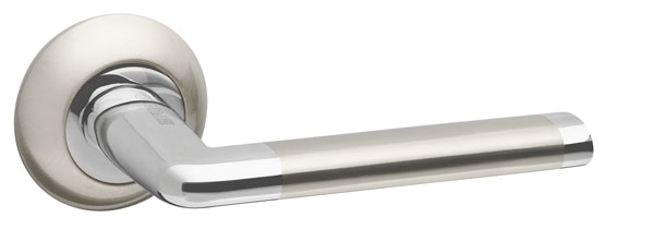 Ручка раздельная TEMPO RM SN/CP-3 мат.никель/хром 23625