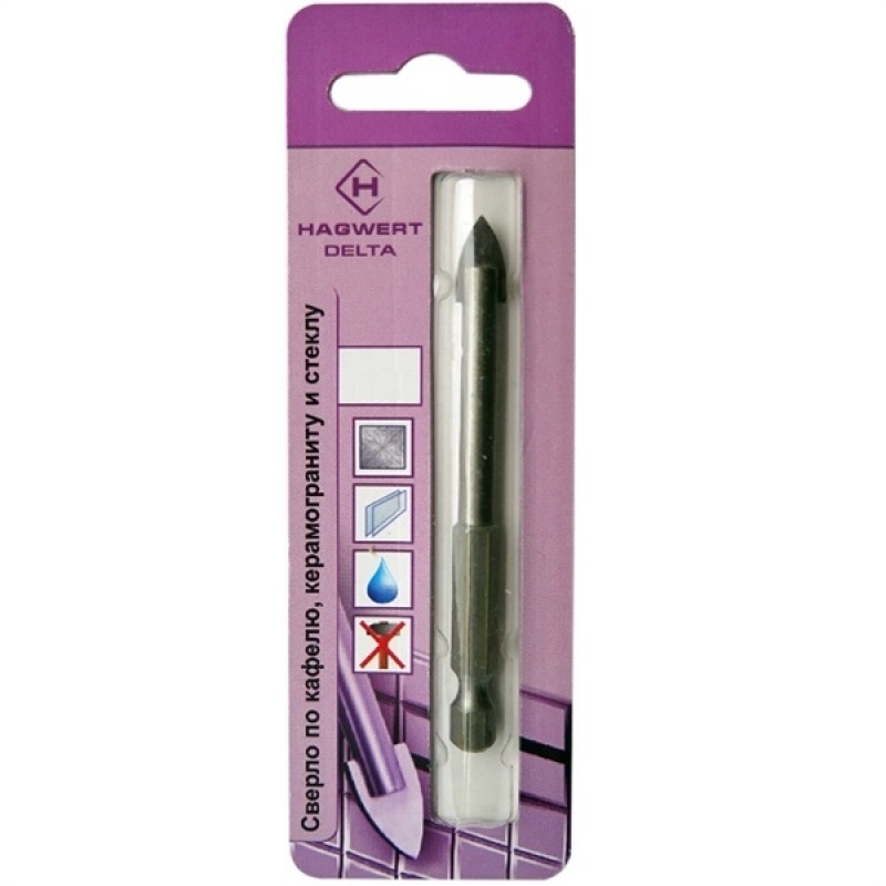 Сверло по стеклу  8,0мм "RB" Delta 676008