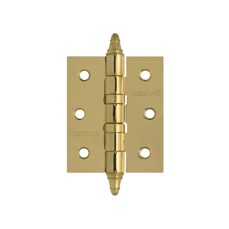 Петля НораМ унив. сталь 4-4ВВ (латунное покр.) с кол (100х75х2,5) 10060