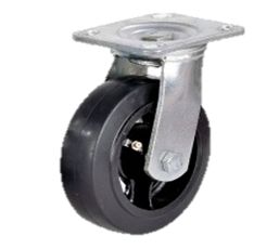 SCd 55 Поворотная большегр. колесная опора черн. литая на подшипн. 125 мм 160 кг