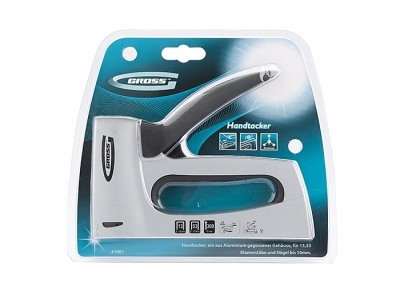 Степлер мебельный, алюмин. корпус, тип скобы 13, 53, 300, 6-10 мм GROSS 41001