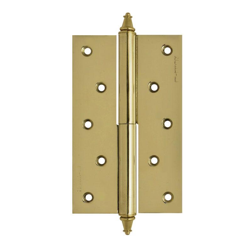 ВВД Петля НораМ латунь 610-4 (латунное покр.) правая (100х75х2,5) №2