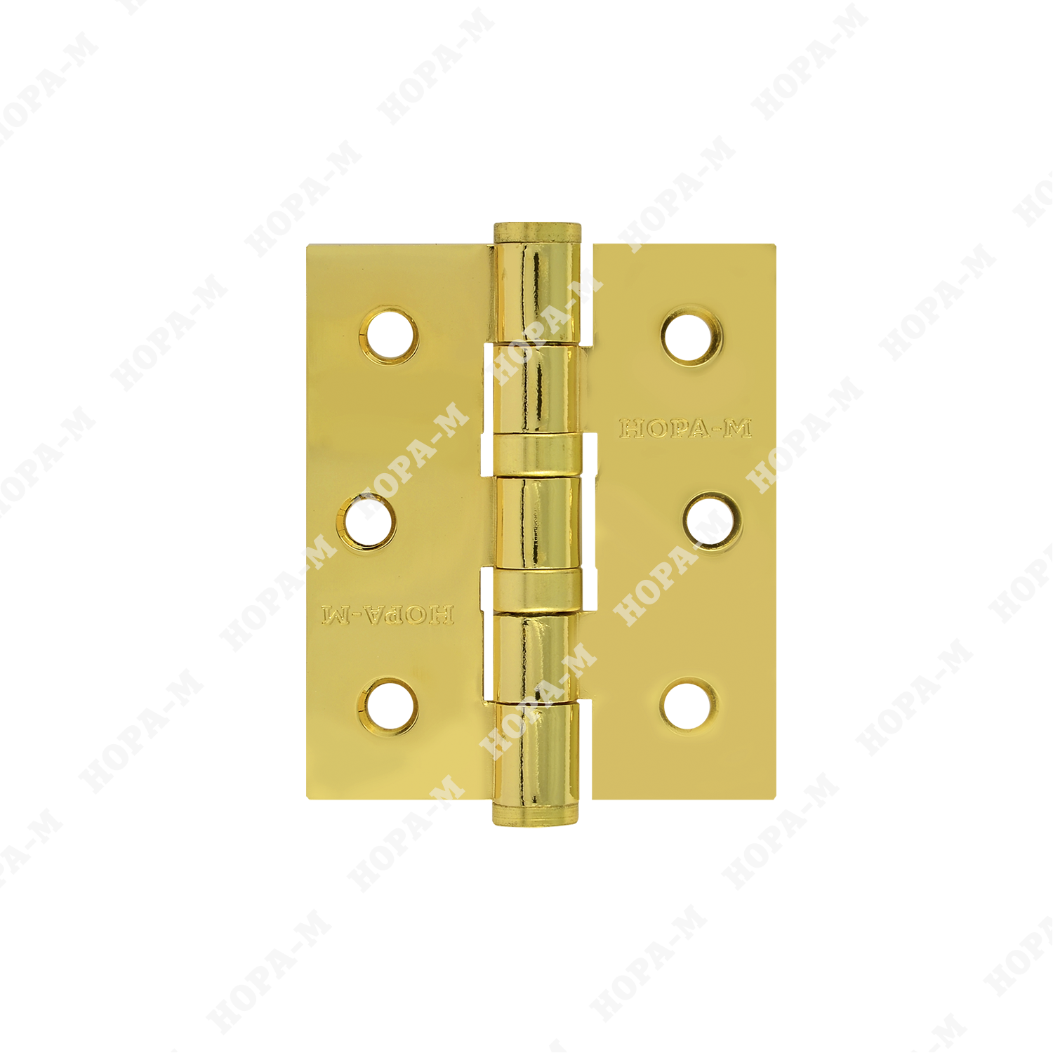 Петля НораМ унив. сталь 5-2ВВ (латунное покр.) без кол (125х75х2,5) 11750