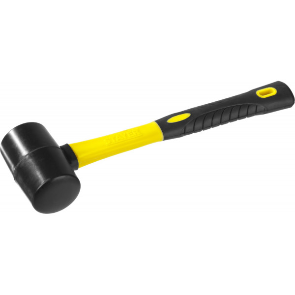 Киянка резин. ЧЕРНАЯ с фиберглас. ручкой STAYER "PROFESSIONAL" 2054-65