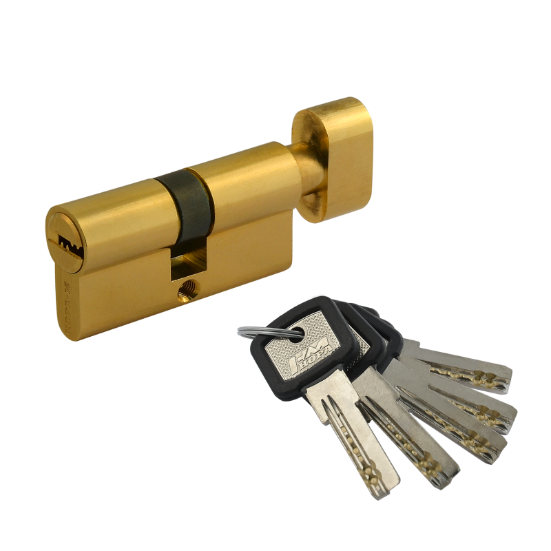 Цилиндр мех-м ЛПУВ-80 (латунь) (40-40) НораМ  5362