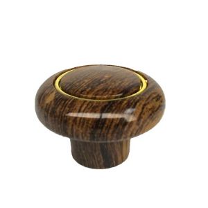 Ручка кнопка мебельная РК-30  темное дерево ДУБ 15-061  (10)