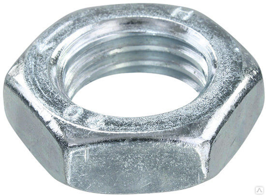 м12 гайка низкая цинк DIN 439 (100)