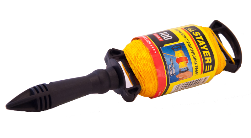 Шнур для строительных работ, на катушке 50м STAYER 2-06411-050