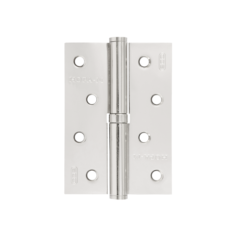 ВВД Петля НораМ сталь 750-5 (хром покр.) ЛЕВАЯ (125х75х2,7) 10601