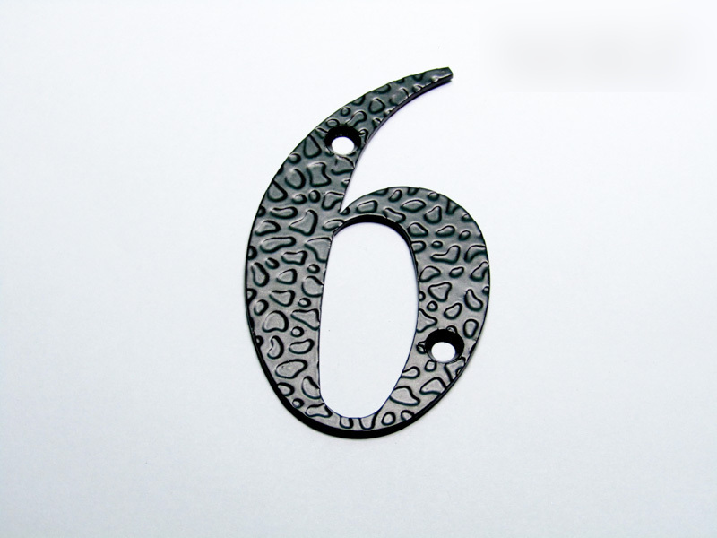 Цифра 6-110-S черный (5) 19603