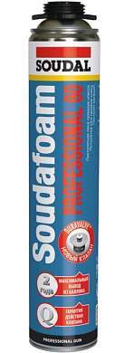 Пена под пистолет SOUDAL Prof. 60л 12х750 мл 113985