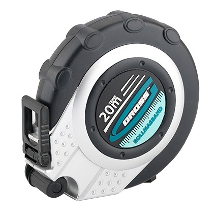 Рулетка геодезическая 20мх13мм закр, корп. металл, лента, нейлон GROSS 31251