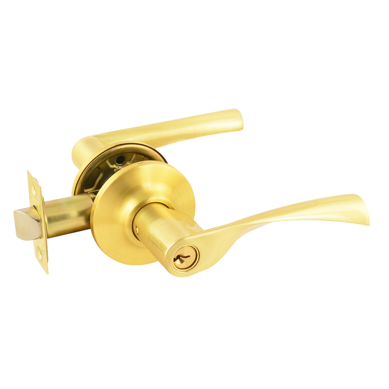 ВВД Защелка м/к ЗВ2-01-Э (ключ/фикс.) МАТ. ЗОЛОТО 14388