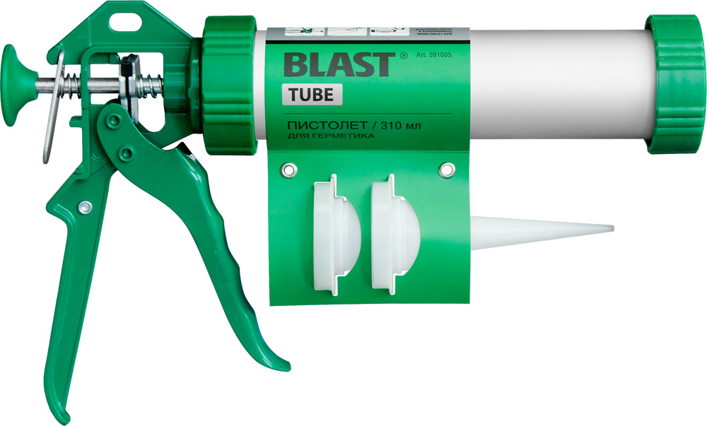 Пистолет для герметика алюминиевая туба Tube "Blast" 310 мм 591005