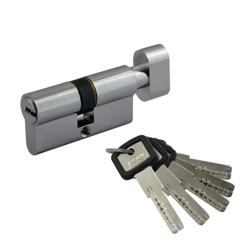 Цилиндр мех-м ЛПУВ-60 (хром) (30-30) НораМ  5357