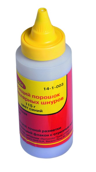 Порошок красящий для малярных шнуров красный115г Hobbi 14-1-004