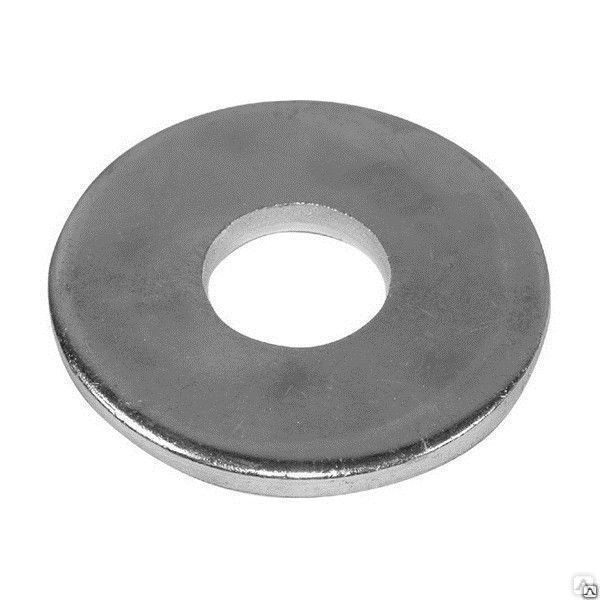  М4 шайба плоская увеличенная цинк DIN 9021 (1500)