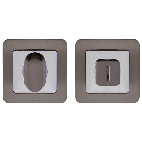 Ручка поворотная BK6 QR GR/CP-23 графит/хром 34707