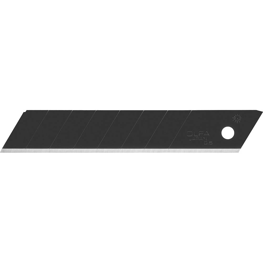 Лезвие OLFA BLACK MAX сегментированное, 18х100х0,5 (10шт) OL-LBB-10B