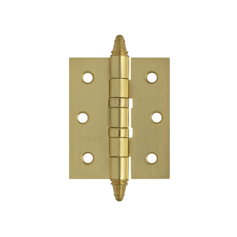 Петля НораМ унив. сталь 4-4ВВ (мат. лат..покр.) с кол (100х75х2,5) 10073