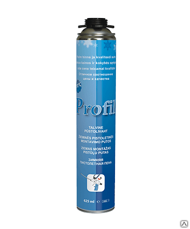 PROFIL 65 Лайт зимняя пистолетная пена 625мл 114999